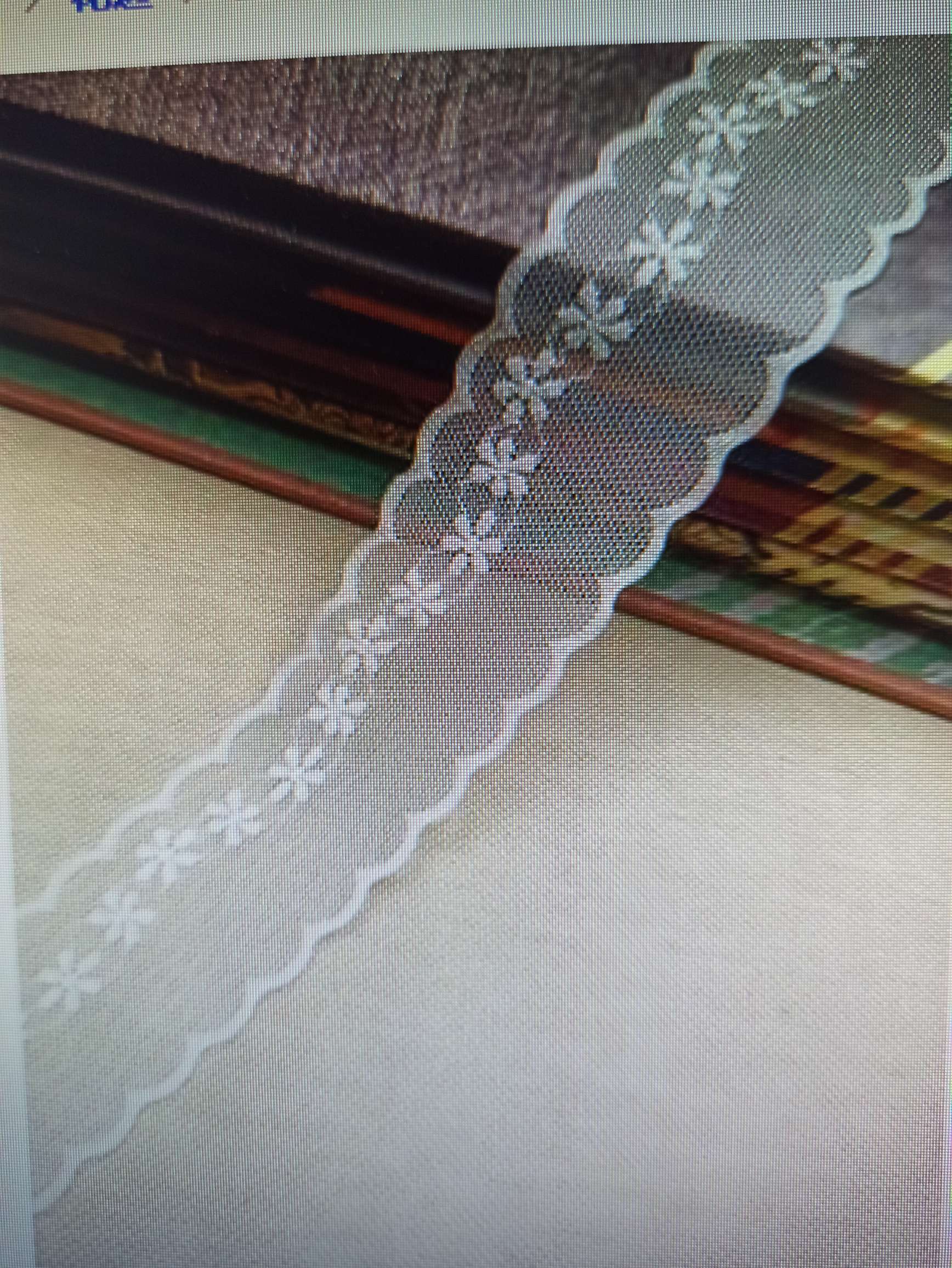 New lace fabric clothing. Lace fabric