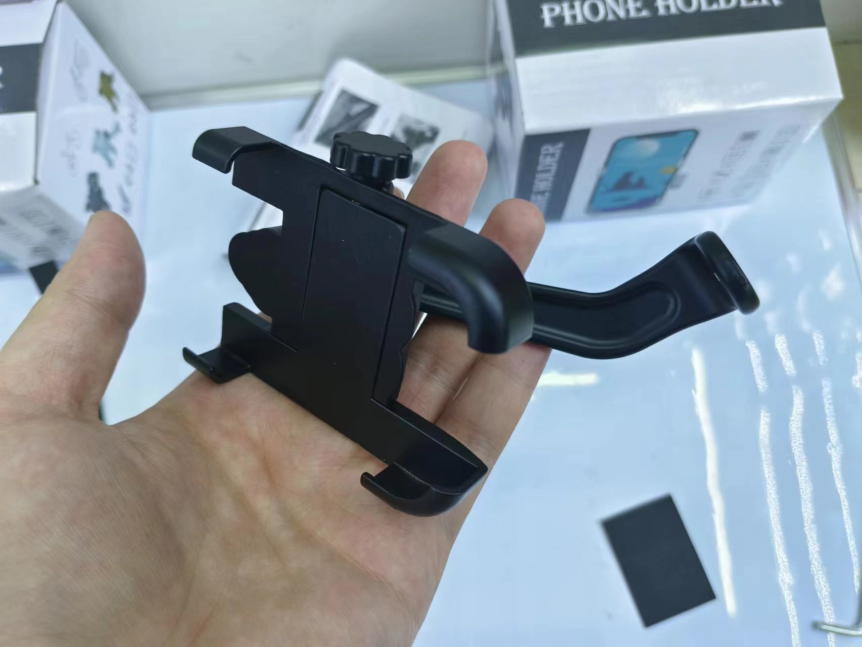 Metal bike phone stand Navigation stand Application Scenario