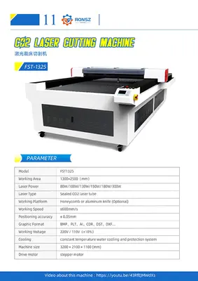 Laser cutting machine, used in advertising, model, craft gifts, furniture and other industries thumbnail