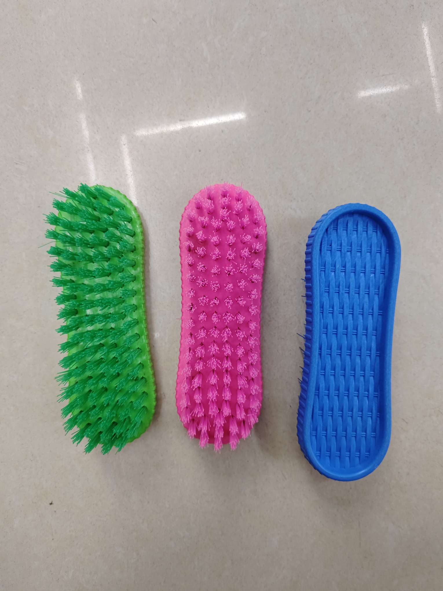 Item No. : JSJ-092 Colored Plastic Cleaning Brush, 12 pieces per blister packaging detail image 2