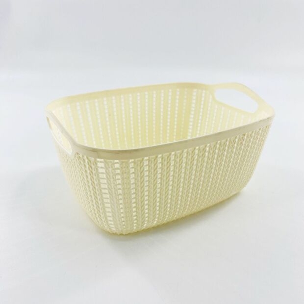 Y165-8269 Kitchen storage basket, miscellaneous clothes storage basket, hand-held rattan woven storage basket, organizing basket detail image 3