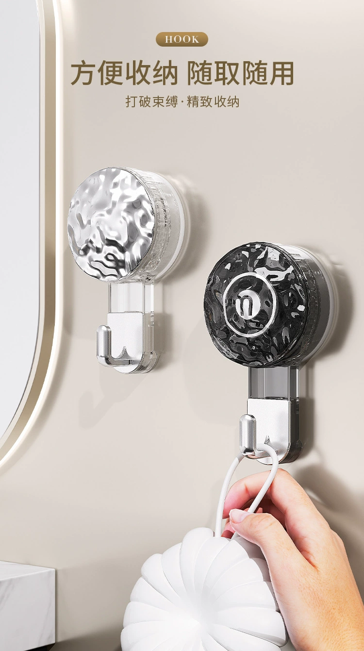 S44-S2308558吸盘挂钩免打孔强力真空单钩墙壁挂钩无痕衣服挂钩详情图6