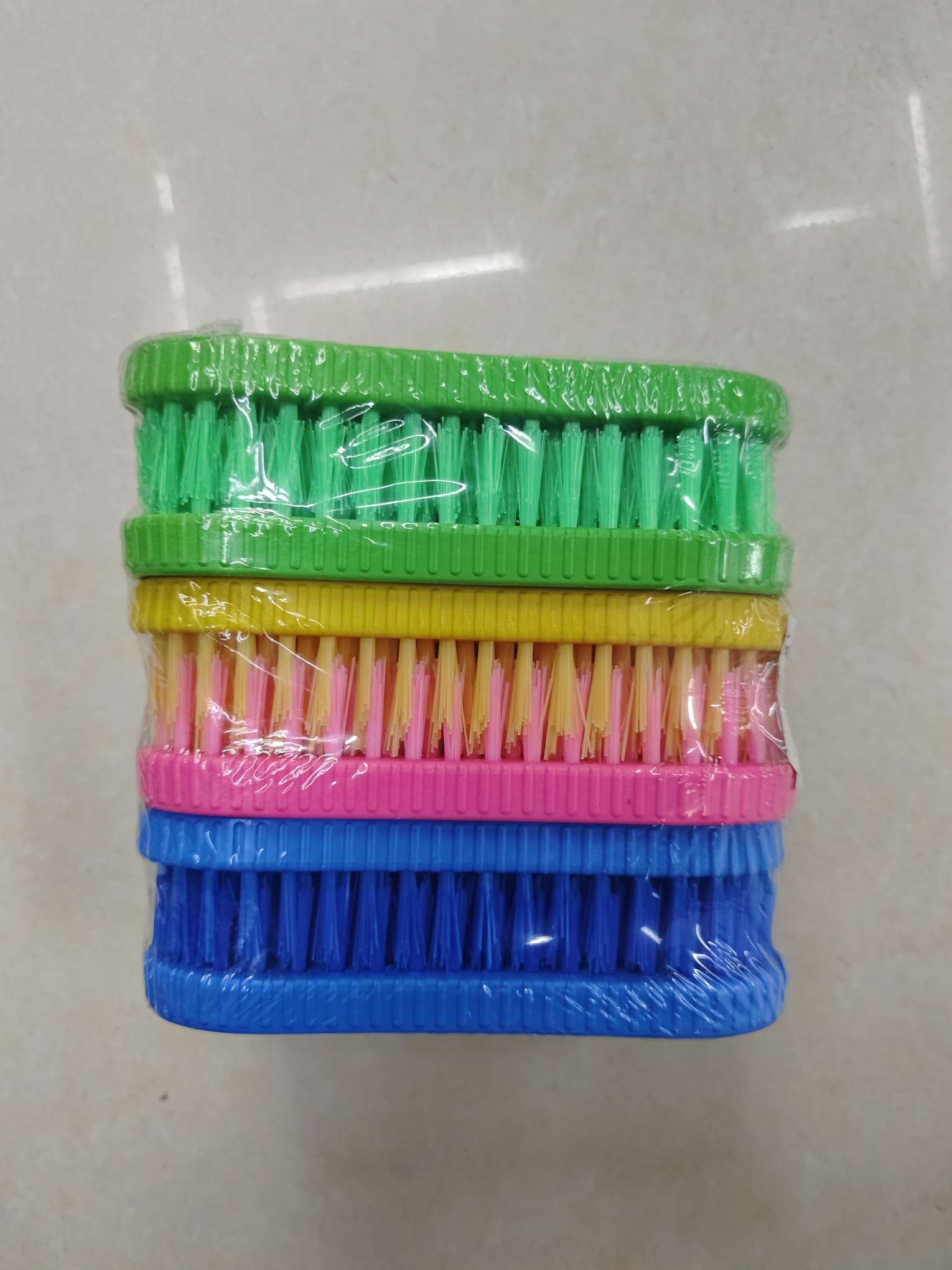 Item No. : JSJ-092 Colored Plastic Cleaning Brush, 12 pieces per blister packaging detail image 4