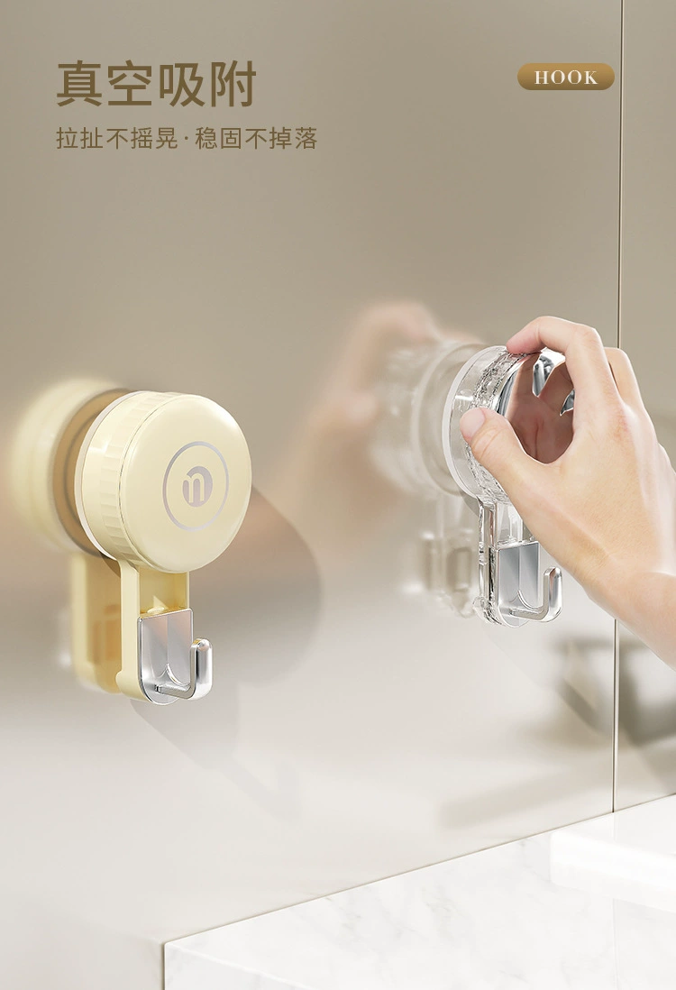 S44-S2308558吸盘挂钩免打孔强力真空单钩墙壁挂钩无痕衣服挂钩详情图3