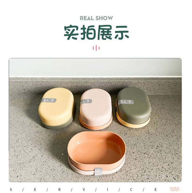 Y165-8907 Covered bathroom soap box, Creative large draining soap stand, washbasin soap box, soap box detail image 8