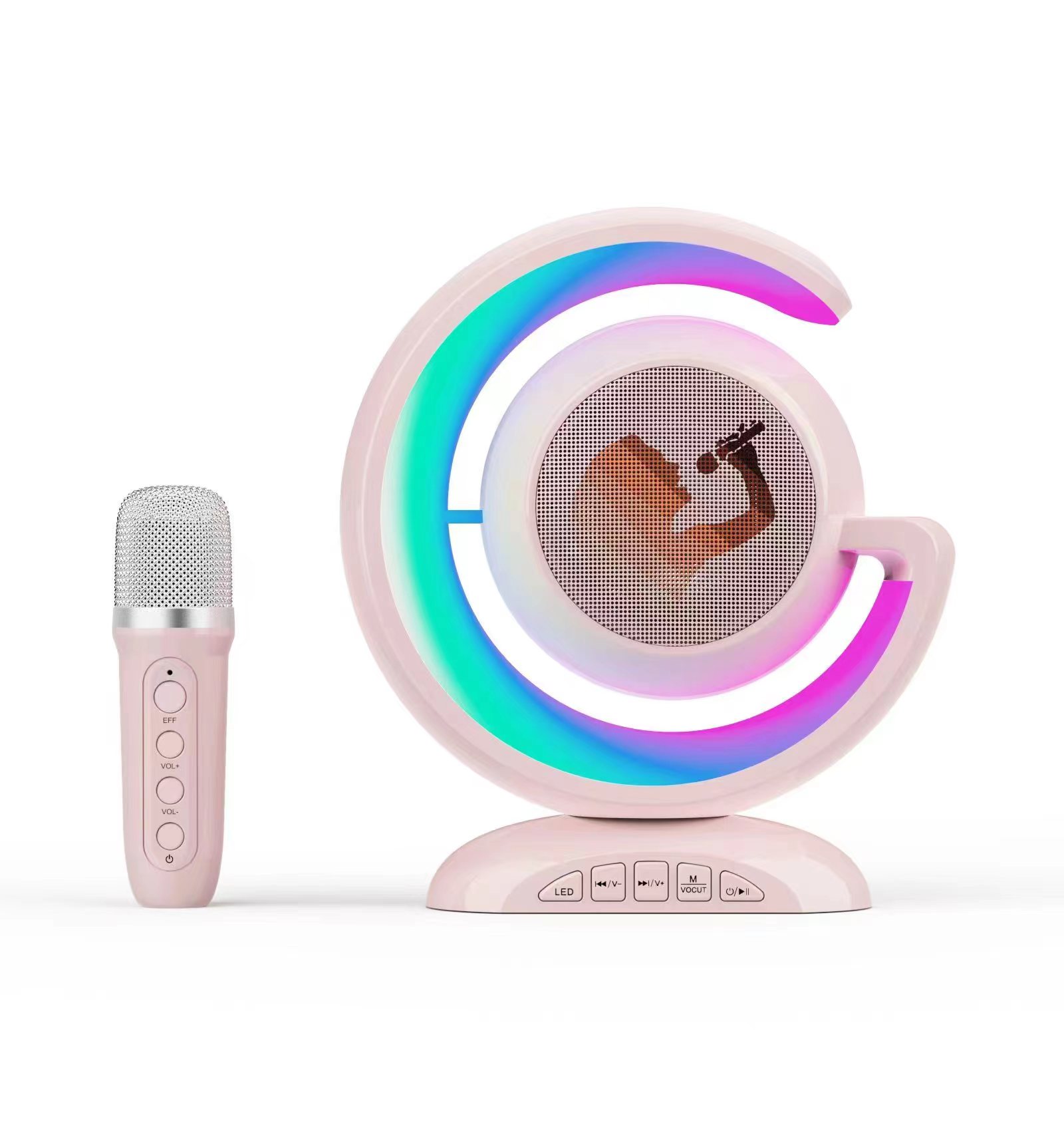 والمصابيح RGBBBB، في الهواء السمعي البلوتوث اللاسلكية، والمصابيح RGB، والمصابيح التي تعمل في الجو، هي عبارة عن تسجيلات صوتية كبيرة من طراز G Mage K details Picture
