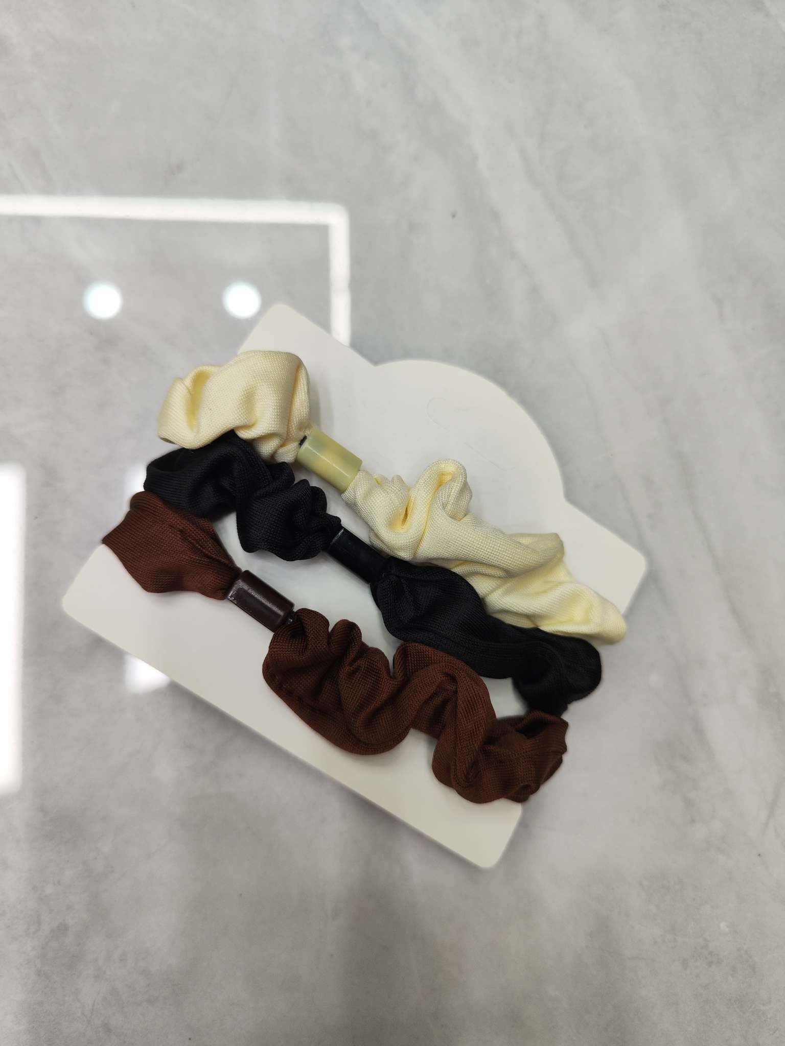 Korean Version Of Fashion Hair Circle Hair Rope Milk Silk Solid Color Hair Rope Yiwu details Picture
