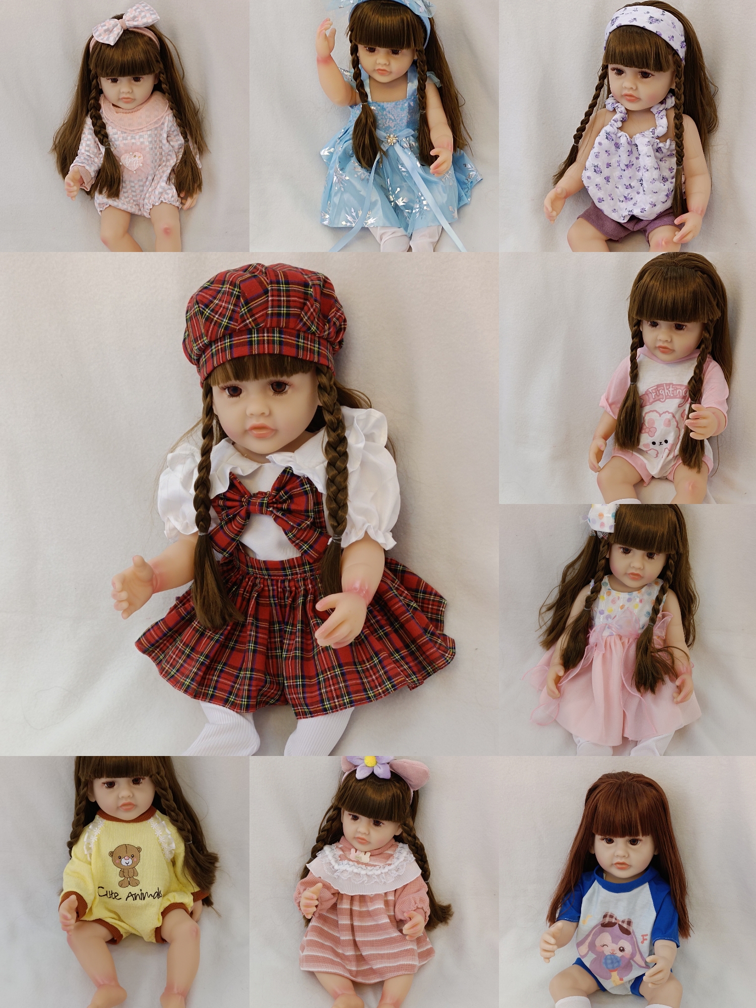 仿真娃娃婴儿软胶重生娃娃女孩玩具礼物换装儿童过家家礼物礼品批发详情3