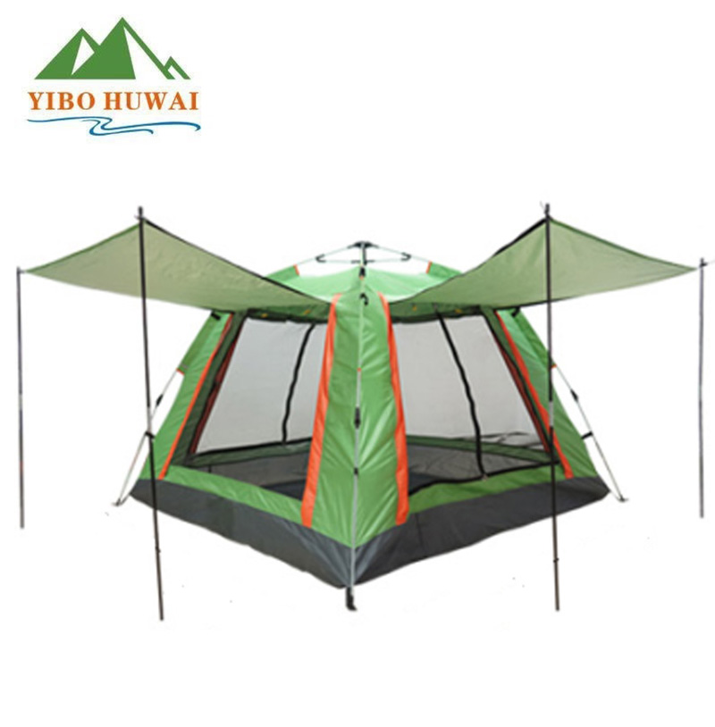 自动帐篷/遮阳帐篷/旅游帐篷白底实物图