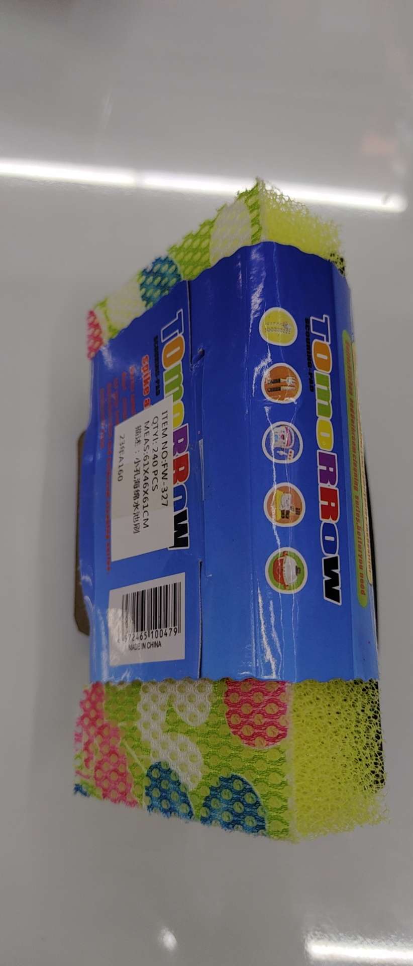 Item No. : JSJFW-32 Handle Sink Brush Sponge Cleaning Brush, Pot Brush, Multi-functional Brush detail image 2