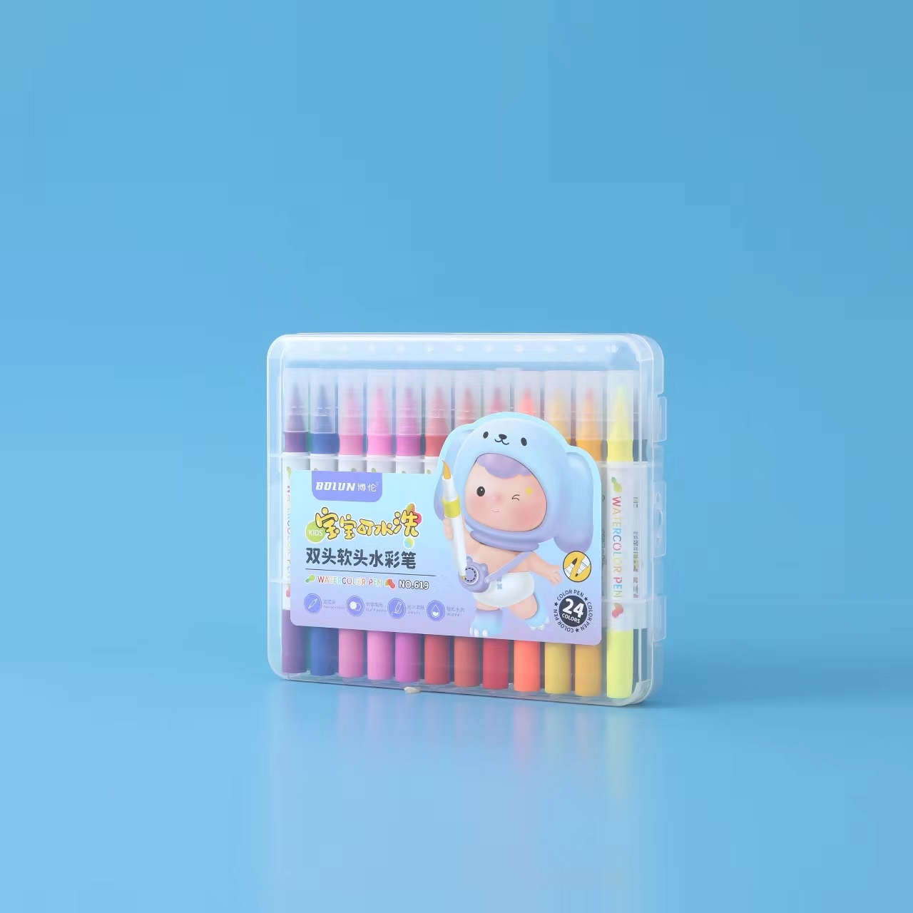 Double Head Soft Head Watercolor Pen 12-18-24-36 Color details Picture