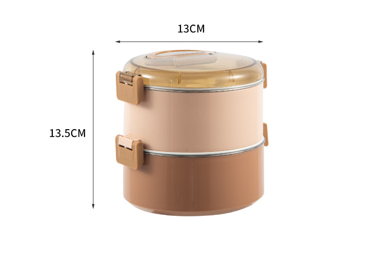L59-501不锈钢保温饭盒双层饭盒可爱便当盒高颜值餐盒详情图10