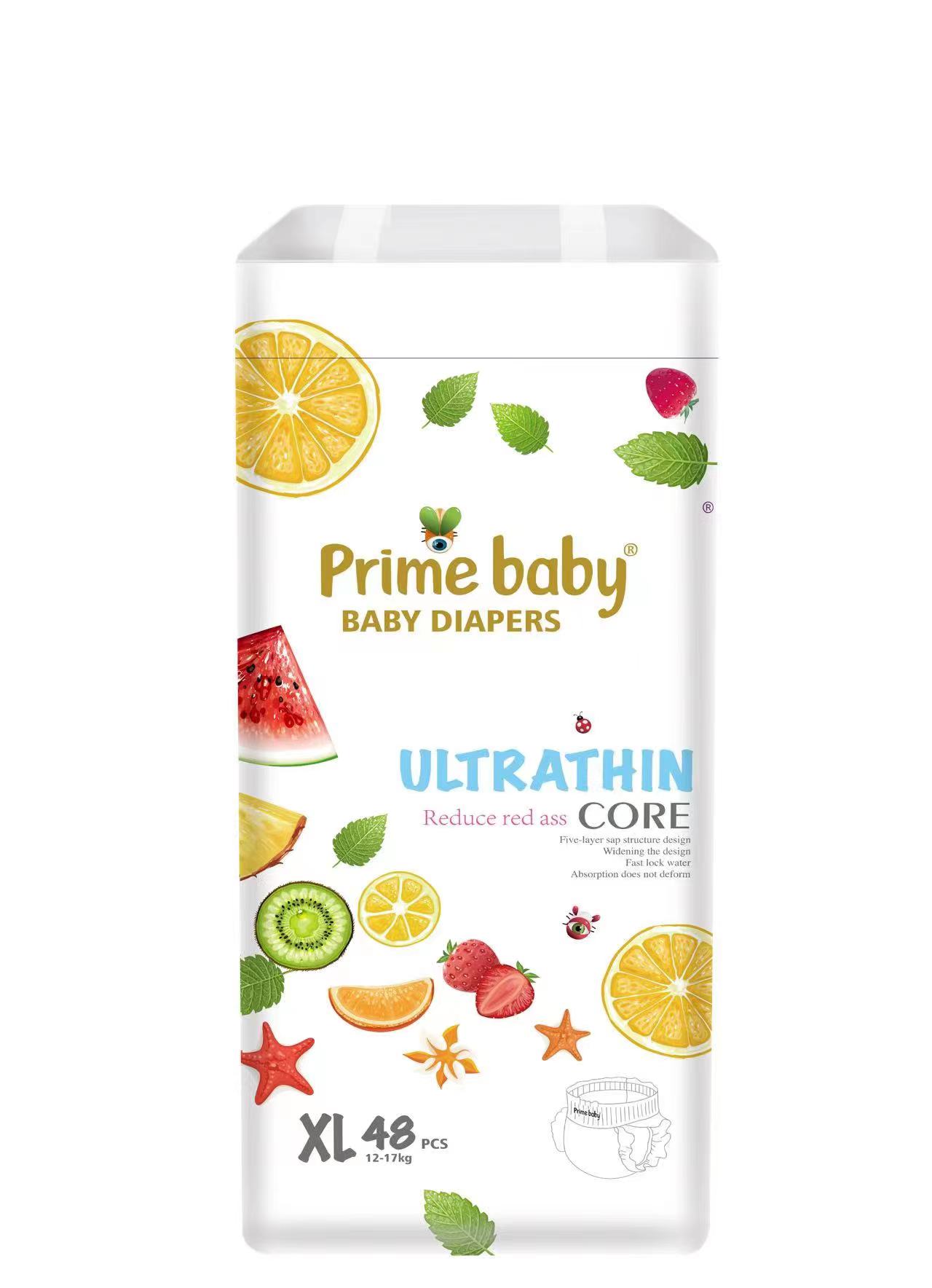 Prime Baby Pull Up Baby Diaper Soft Suction Dry For Men And Women Babies Universal M L Xl Xxl Xxxl Specification drawing