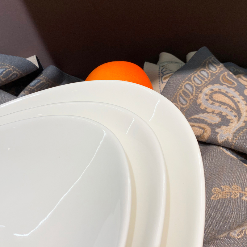 盘子/酒店用品/炒菜盘白底实物图