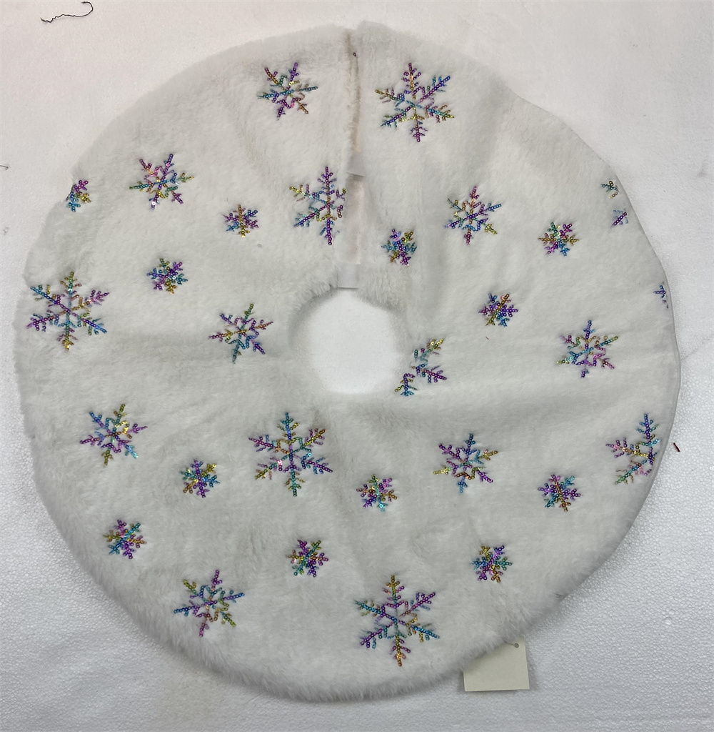 祥洲圣诞  圣诞树裙经典印碎花树裙 圣诞卡通印碎花树裙布艺系列 60cm