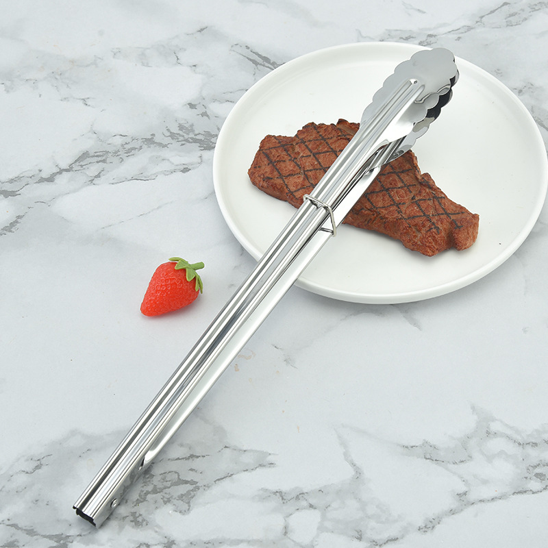 DF99137 Food Clamp, multi-functional stainless steel food clamp, outdoor barbecue clamp, carbon clamp, restaurant buffet clamp, grilled meat clamp, food clamp wholesale, DF TRADING HOUSE Application Scenario