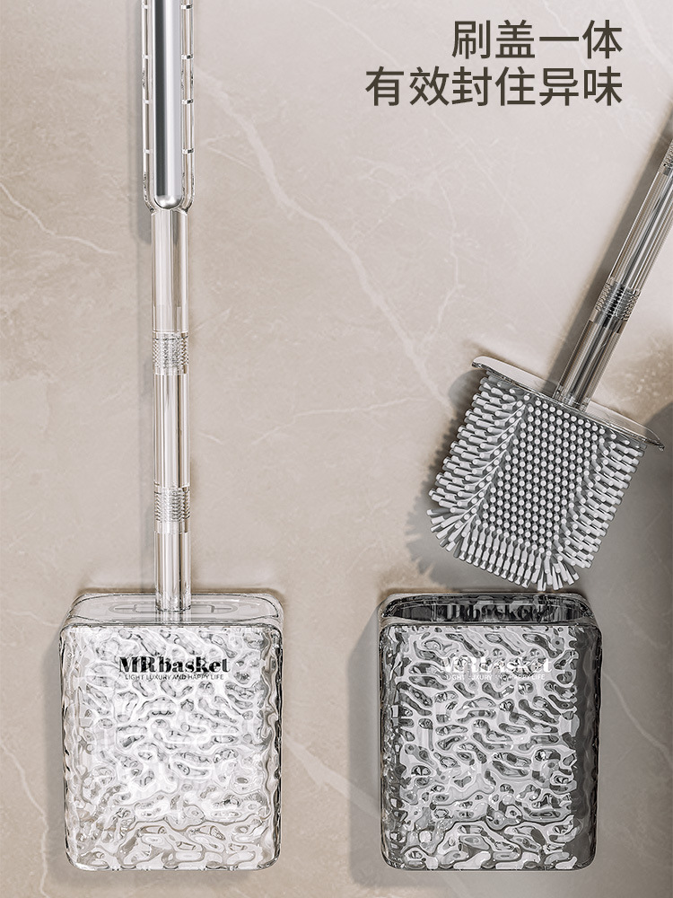 S44-S2310597 New corrugated toilet brush, a household toilet cleaning wonder without dead corners, wall-mounted toilet brush