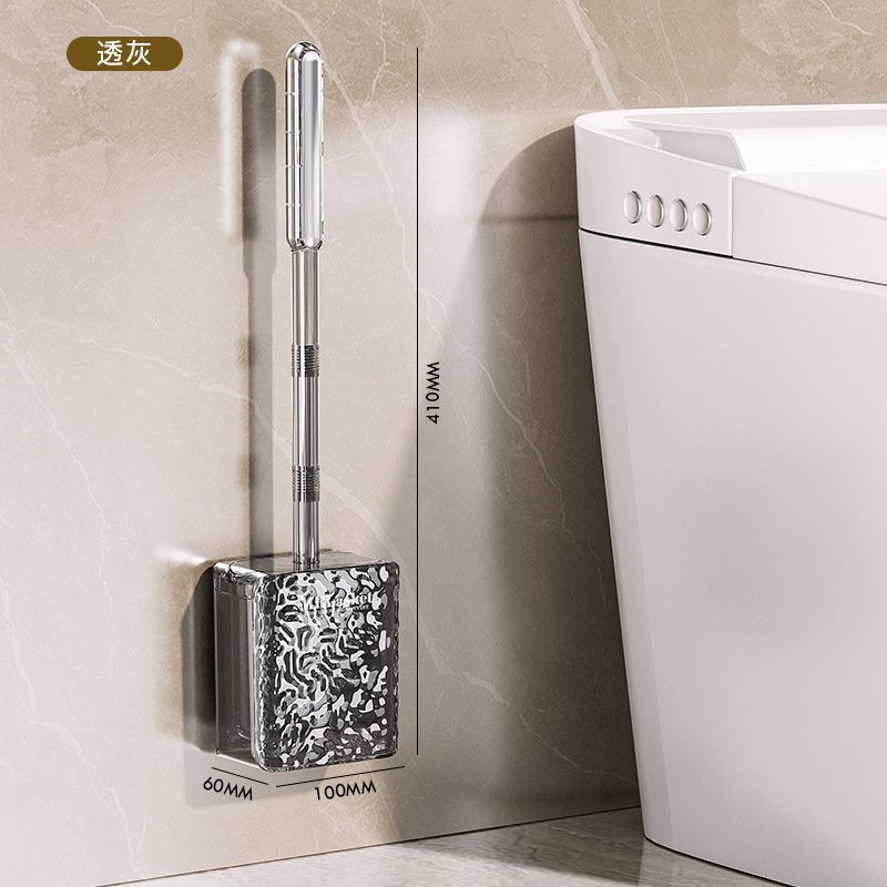S44-S2310597 New corrugated toilet brush, a household toilet cleaning wonder without dead corners, wall-mounted toilet brush Item Picture