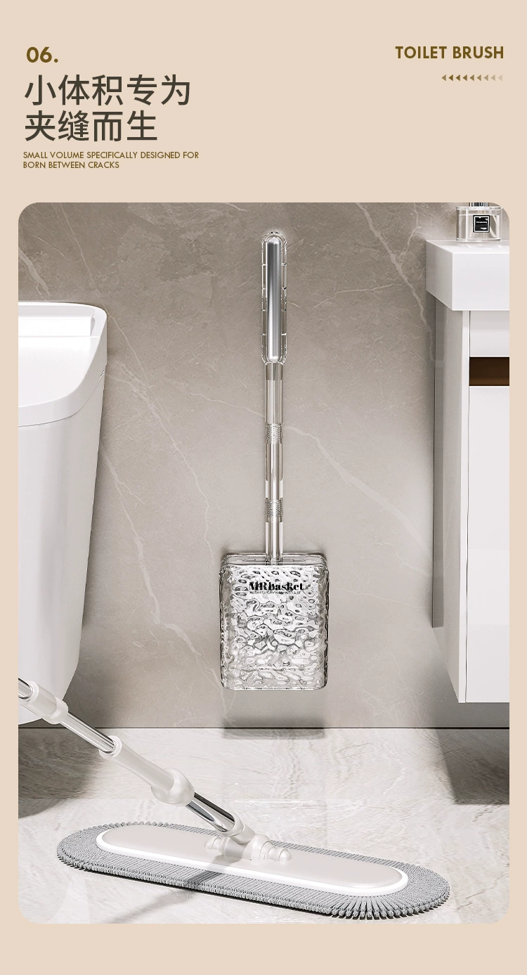 S44-S2310597 New corrugated toilet brush, a household toilet cleaning wonder without dead corners, wall-mounted toilet brush detail image 9
