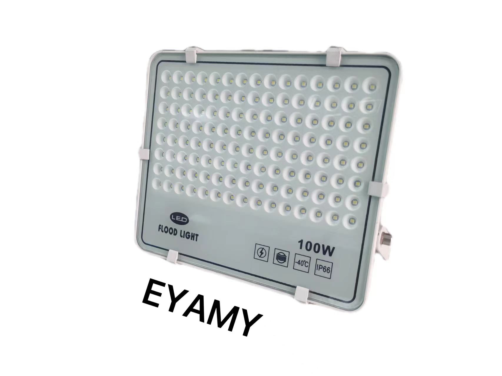 跨境LED贴片投光灯 户外防水高亮100w泛光灯