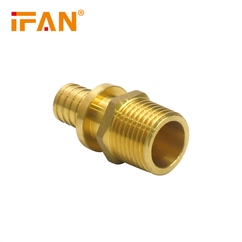 IFAN slide cut fittings CW617 macho Socket S20×1/2"M diente externo directo brass fittings Application Scenario