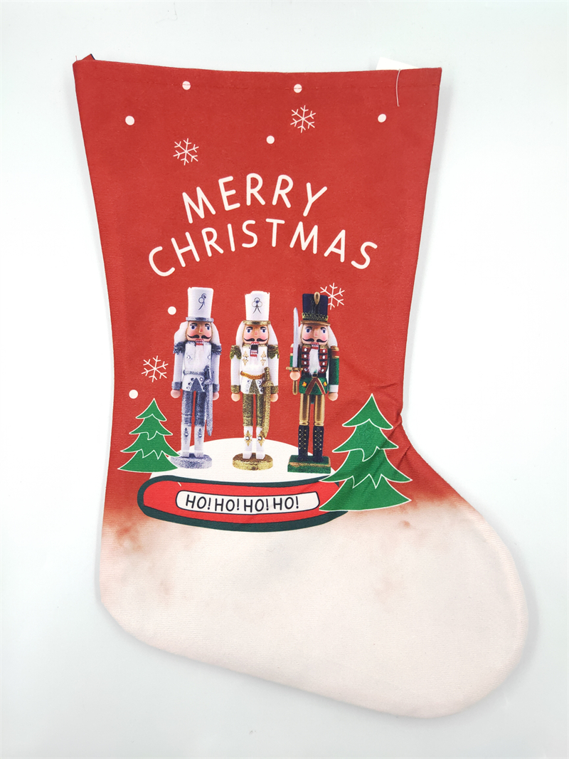 Cheung Chau Christmas Classic Christmas Hot Selling Christmas Socks Candy Bag Santa Claus Cartoon Socks Christmas Tree Pendant Fabric Series
