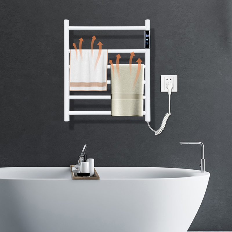 Smart electric towel rack secado de fibra de carbono calor pequeño baño doméstico towel rack al por mayor Specification image