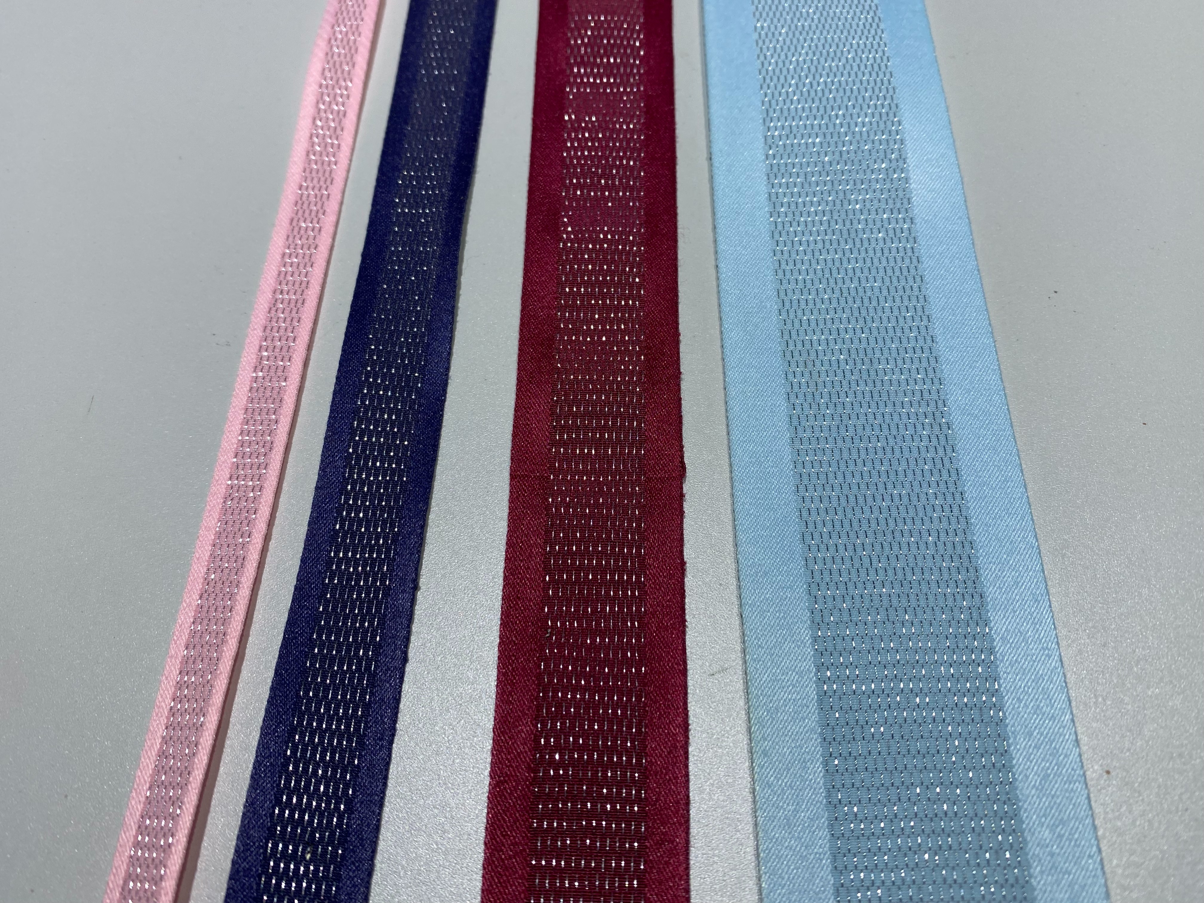 Jianjian Classic woven ribbon silver thread ribbon clothing accessories Gift box packaging accessories Specification image