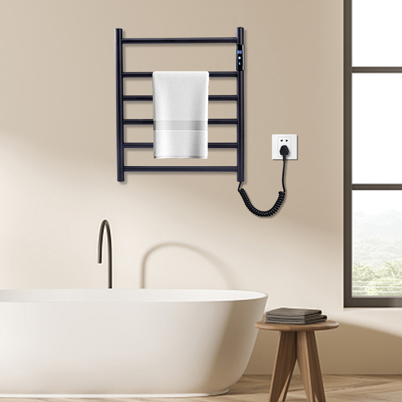 Smart electric towel rack secado de fibra de carbono calor pequeño baño doméstico towel rack al por mayor details Picture