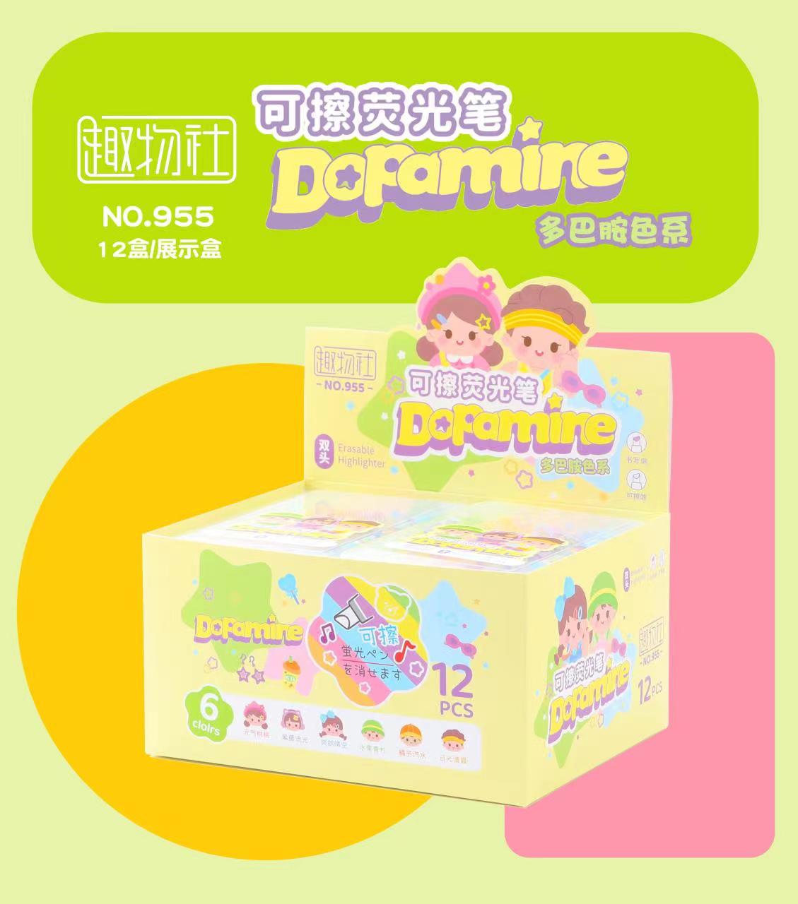 Dopamine-Colored Double-Head Erasable Highlighter Color Lines Highlight The Large Volume Of Eye Care Students And Children