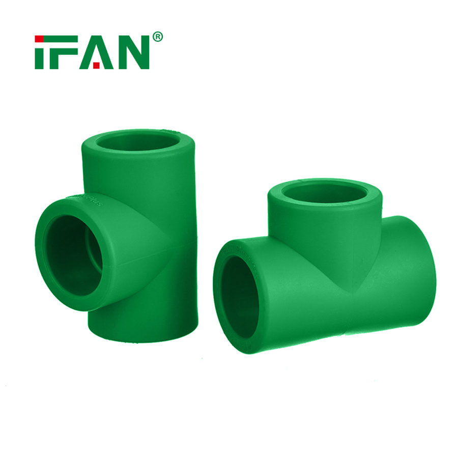 IFAN Factory direct sales of PPR pipe fittings, T32 PPR three-way all-plastic pipe fittings