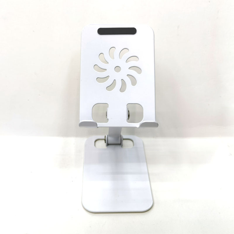 YL-904 Iron Desktop Folding phone Stand, Metal rotatable phone stand, IPAD tablet desktop phone stand, lazy person's stand Application Scenario