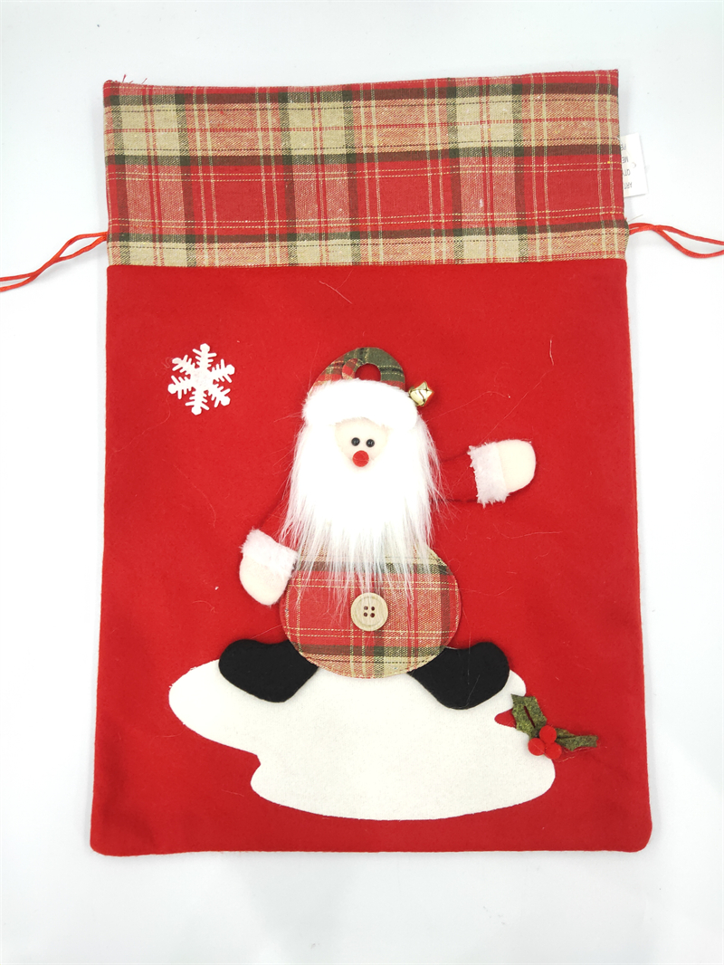 Cheung Chau Christmas Christmas Decorations Santa Claus Snowman Small Socks Christmas Tree Pendant Christmas Stocking Gift Bag Christmas Bag Application Scenario