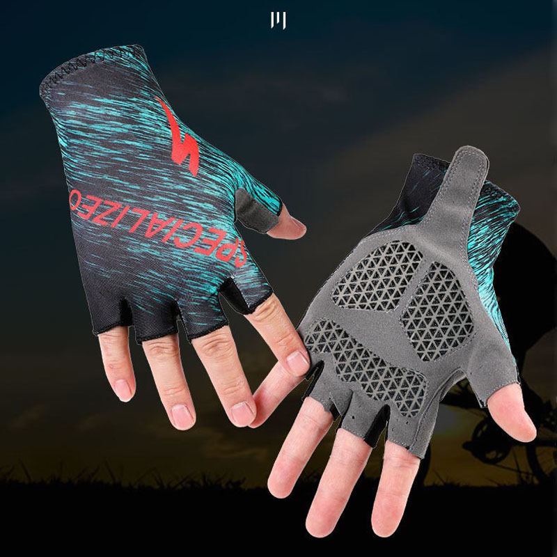 210218A Windbreak Half-finger gloves, Cycling gloves, cycling sports half-finger gloves, short-finger gloves, thin anti-slip fishing half-finger gloves Application Scenario