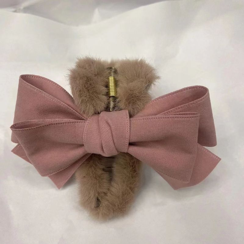 韩版拼接简约时尚女士头饰发圈发绳潮流发饰优雅百搭发夹鸭嘴夹新年红色发夹儿童发夹发饰