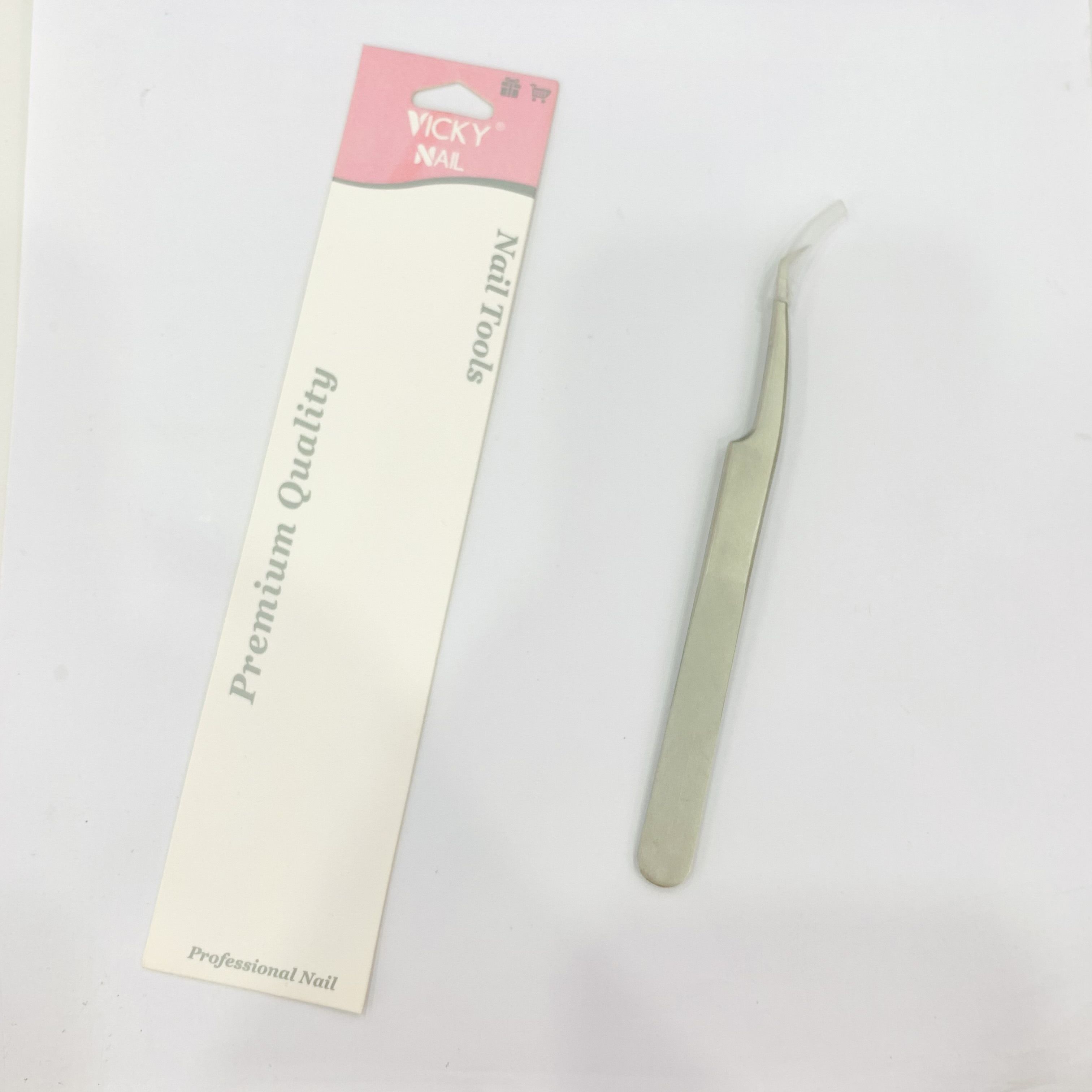 Jy6 Small Pointed Tweezers, Multi-Functional Eyelash Curler, Nail Sticker, Diamond Eyelash Extension And Nail Art Tool details Picture