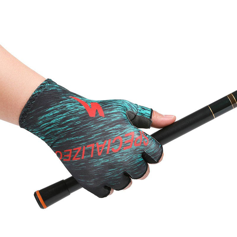 210218A Windbreak Half-finger gloves, Cycling gloves, cycling sports half-finger gloves, short-finger gloves, thin anti-slip fishing half-finger gloves Item Picture