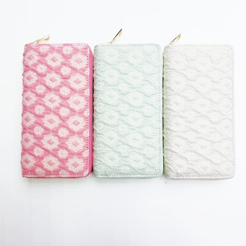 Fábrica de yiwu nuevo estilo single pull bag monedero de flores plisadas de alta calidad venta caliente en europa y Estados Unidos bolsa de teléfono móvil bolsa de tarjetas de gran capacidad regalos de vacaciones muestras hechas a medida procesamiento de materiales entrantes transfronterizo especial