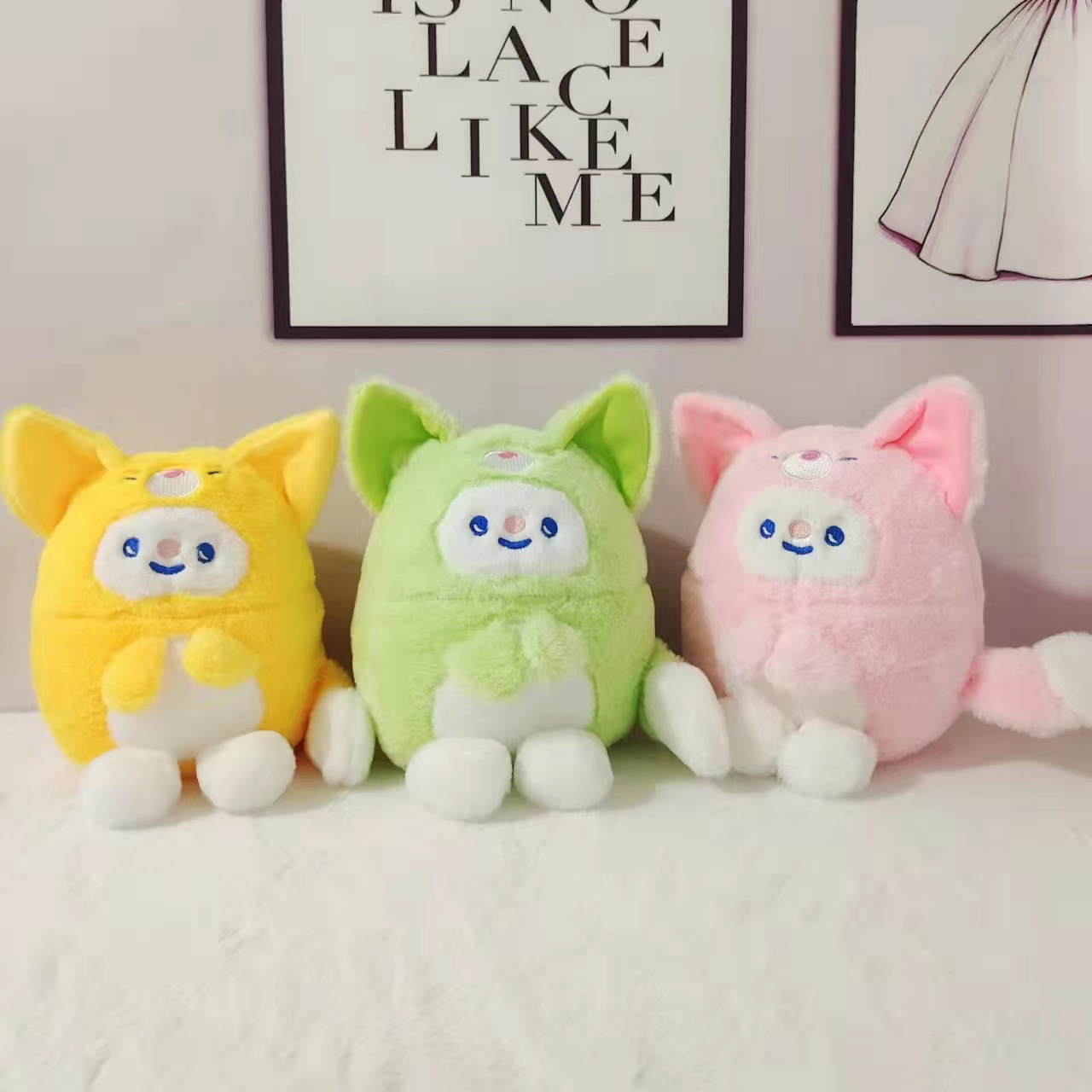 毛绒玩具/动物毛绒玩具/动物玩具/卡通毛绒玩具/儿童毛绒玩具白底实物图