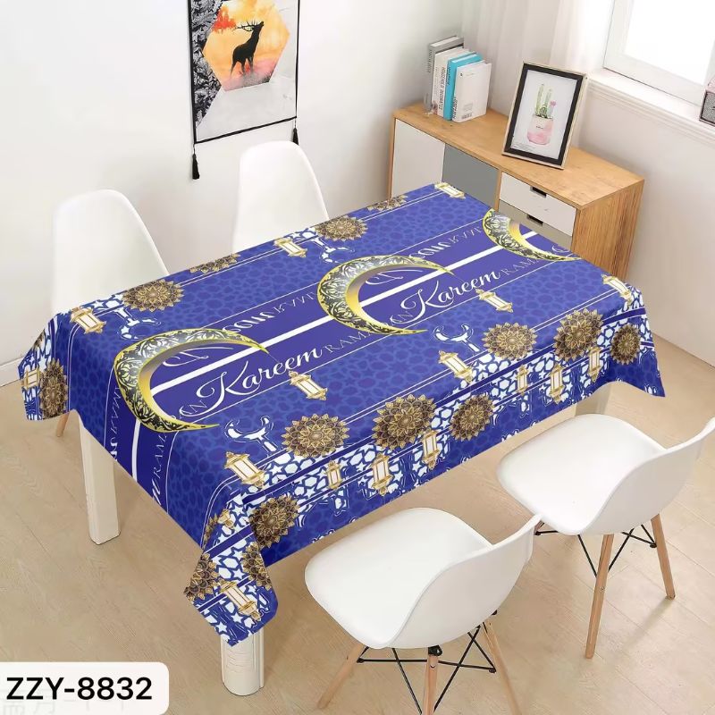 新款PVC桌布，防水防油耐高温1.37*30米详情3