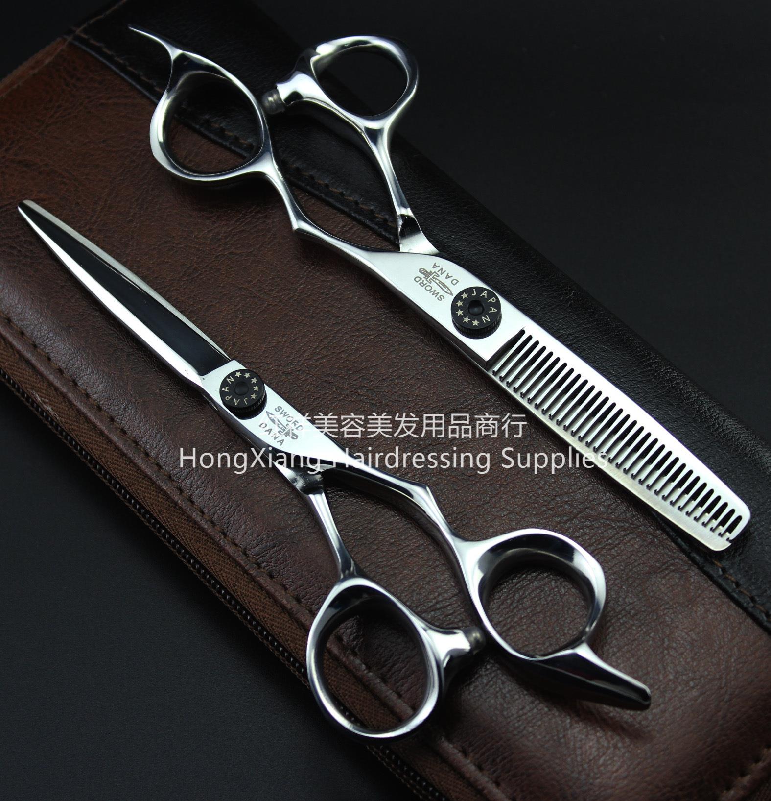 6.0 inch hair scissors Hair scissors Flat scissors bangs scissors teeth scissors