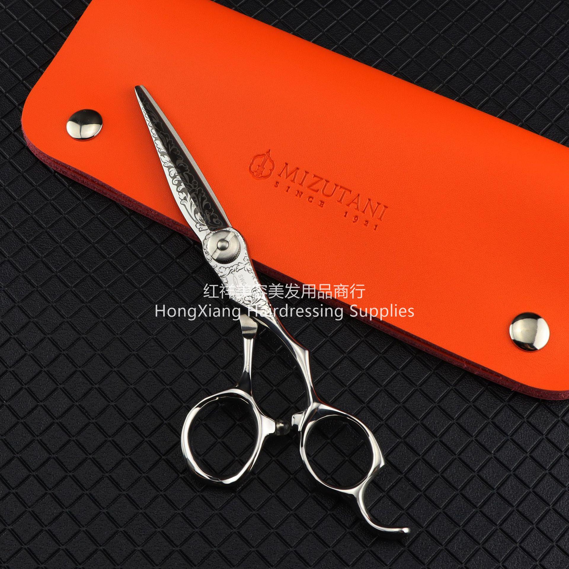 6.0 inch Water Valley Damascus hair scissors Barber scissors Flat scissors bangs scissors for hairdressers