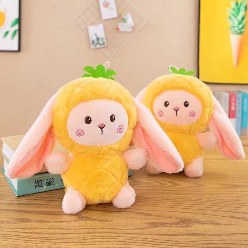 可爱小兔毛绒玩具儿童毛绒玩具公仔呆萌鸭子动物毛绒卡通玩偶儿童