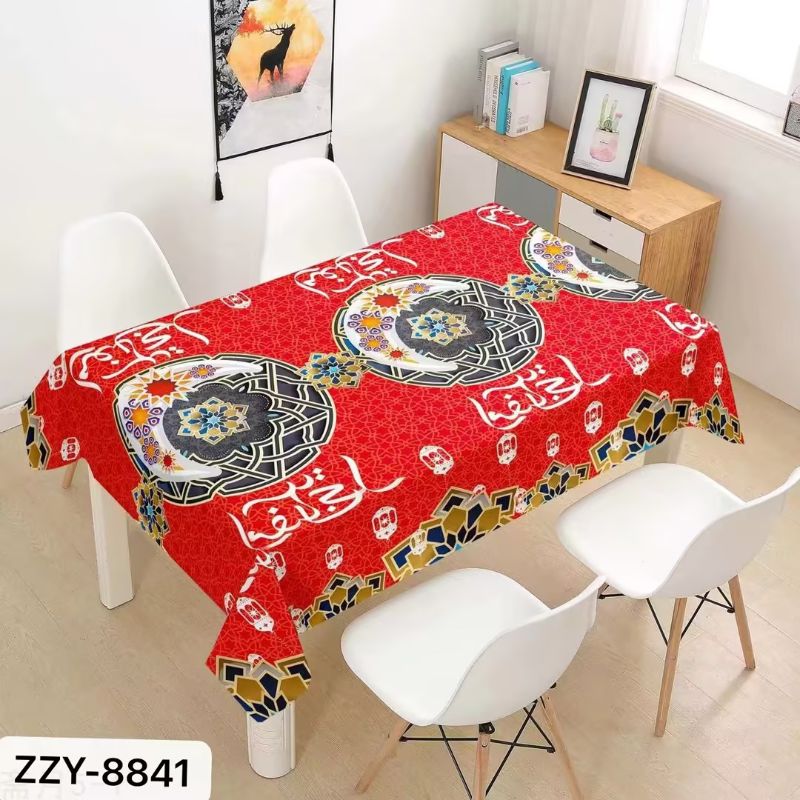 新款PVC桌布，防水防油耐高温1.37*30米详情1