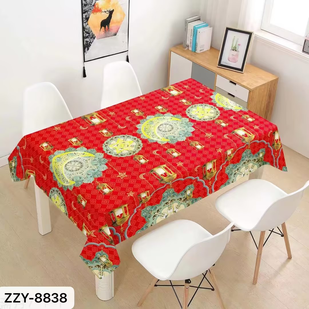 新款PVC桌布，防水防油耐高温1.37*30米