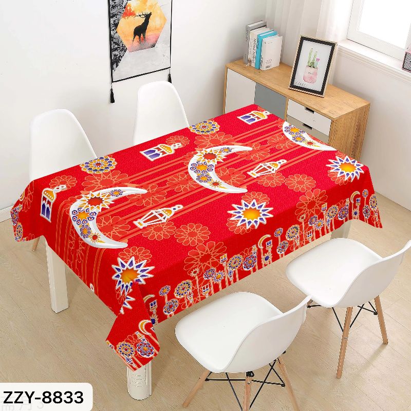 新款PVC桌布，防水防油耐高温1.37*30米详情2