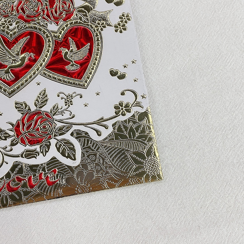 结婚请柬/邀请函/厂家直销/烫金/浮雕/定制/现货/非洲/中东/南美细节图