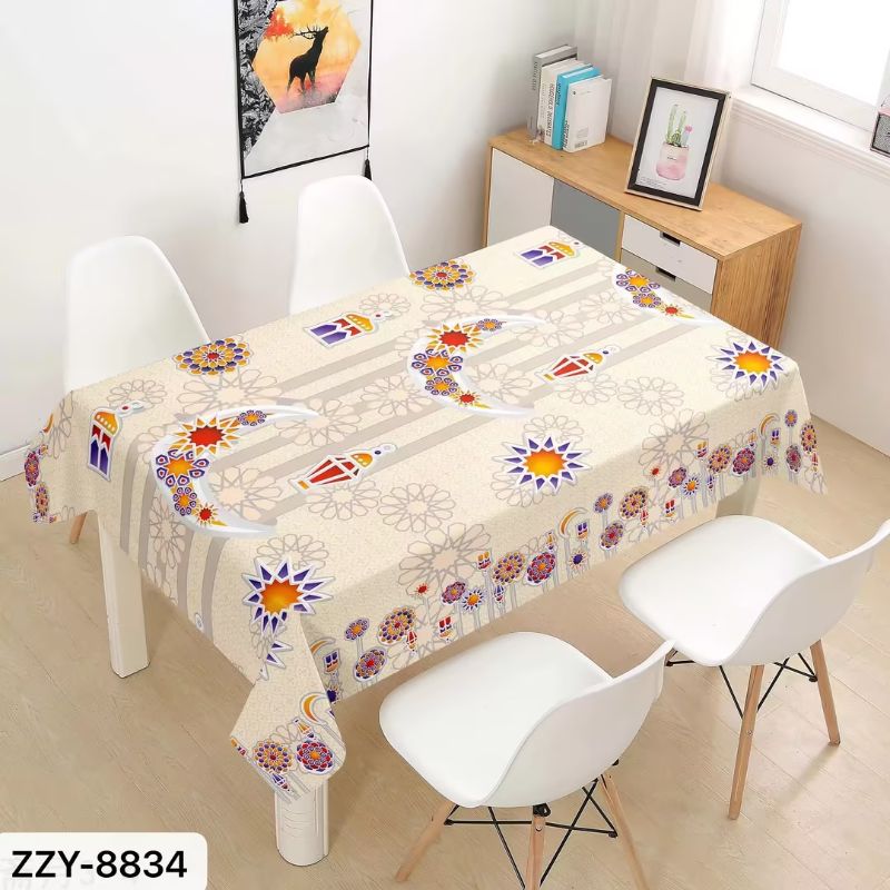 新款PVC桌布，防水防油耐高温1.37*30米详情4