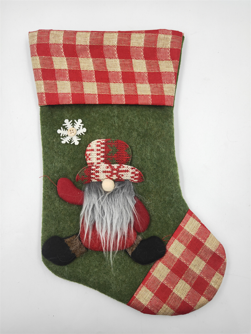 Cheung Chau Christmas Christmas Cross Border Hot Christmas Stocking Gift Christmas Snowman Old Man Pattern Christmas Decoration Pendant Gift Specification drawing