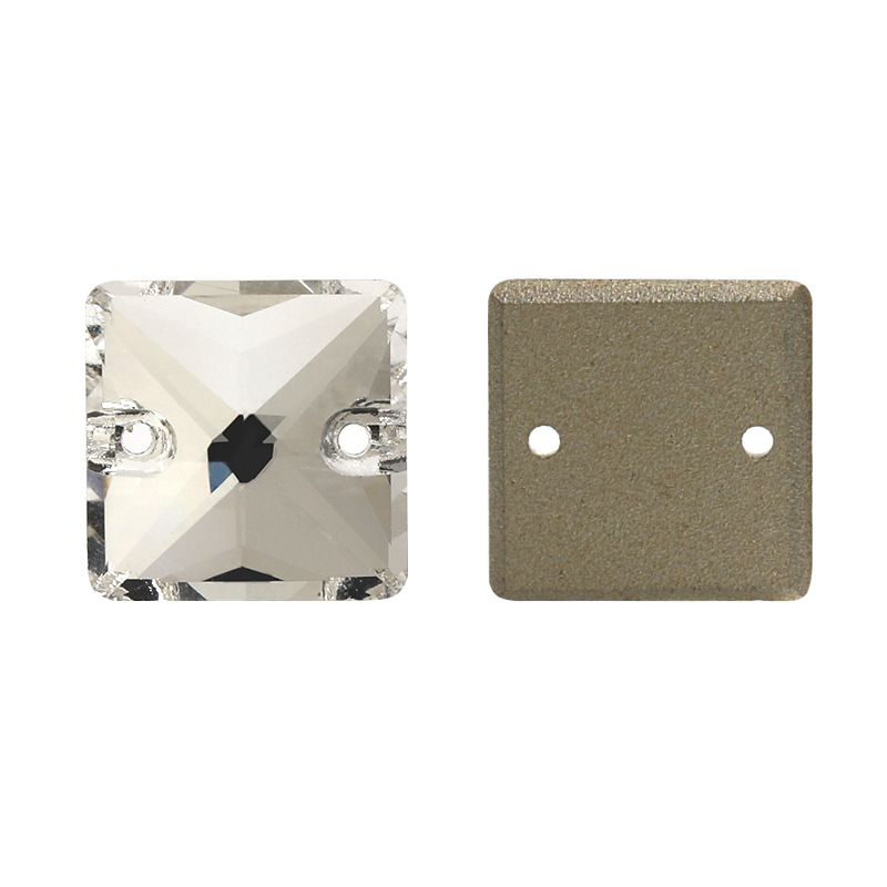 Shangli Manufacturers Direct Sales Of High-End Flat Buckle Flat Bottom Hand Seam Drill Square Square K9 Crystal Stone Super Flash Non-Scratch Box Packaging Glass Drill Other Colors Contact Customer Service Application Scenario